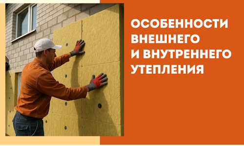 Какие особенности внешнего и внутреннего утепления в Новоуральске