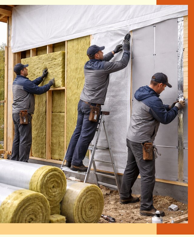 Утепление каркасного дома в Новоуральске от 4287 руб./м2 — профессионально | ТепломастерНву