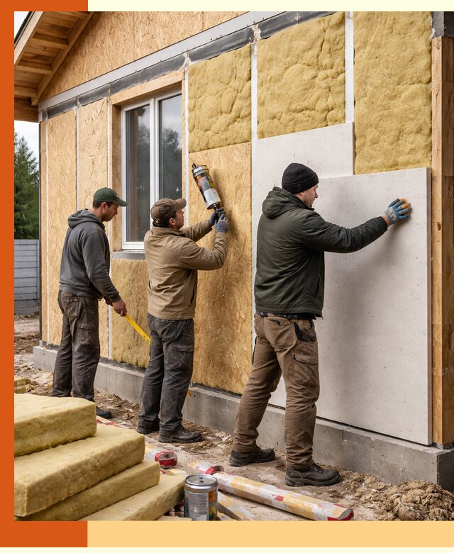 Профессиональное утепление дома из SIP-панелей в Новоуральске