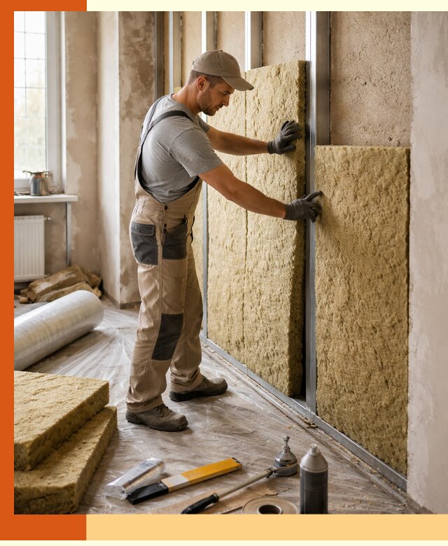 Утепление квартиры в Новоуральске — комплексная теплоизоляция стен и полов