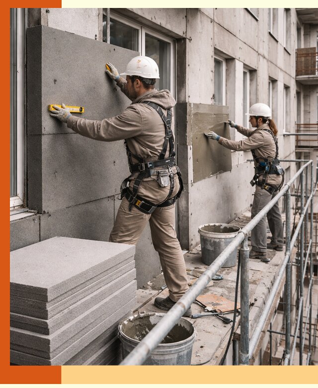 Утепление квартиры снаружи под ключ в Новоуральске