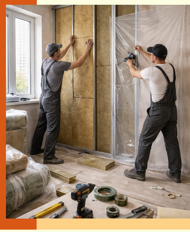 Утепление квартиры изнутри профессионально в Новоуральске