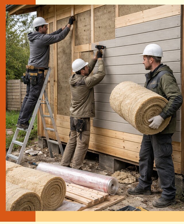 Утепление бани снаружи в Новоуральске профессионально и надежно