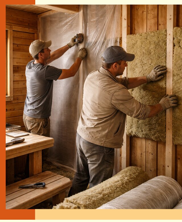 Утепление бани изнутри в Новоуральске качественно и недорого