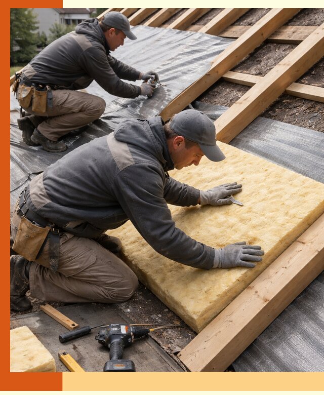 Профессиональное утепление крыши в Новоуральске качественно и надежно