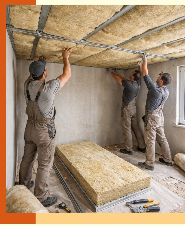 Утепление потолка в Новоуральске — тепло и без сквозняков