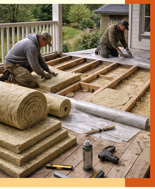 Утепление террасы в Новоуральске от 4287 руб./м2 — утеплить террасу под ключ | ТепломастерНву