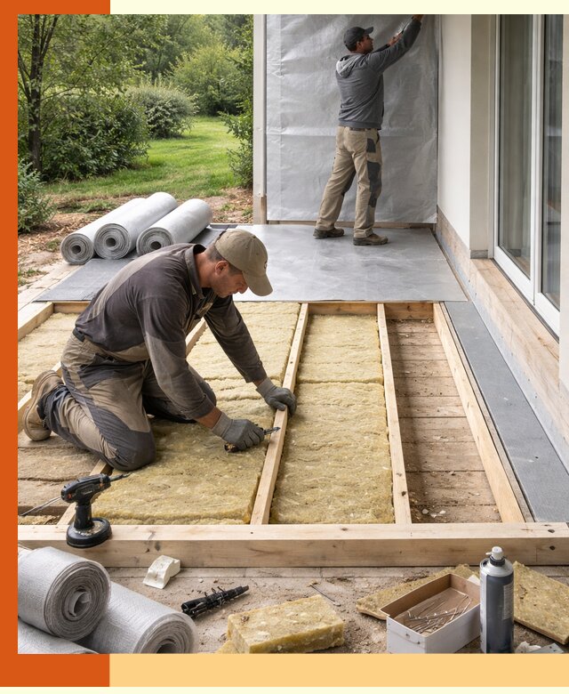 Утепление террасы в Новоуральске — тепло и защита круглогодично