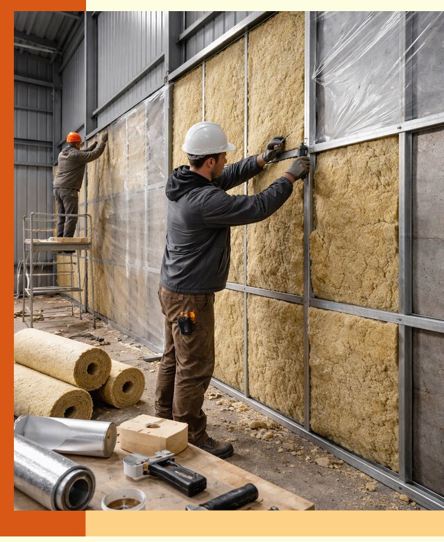 Утепление ангара в Новоуральске — профессиональная теплоизоляция помещений