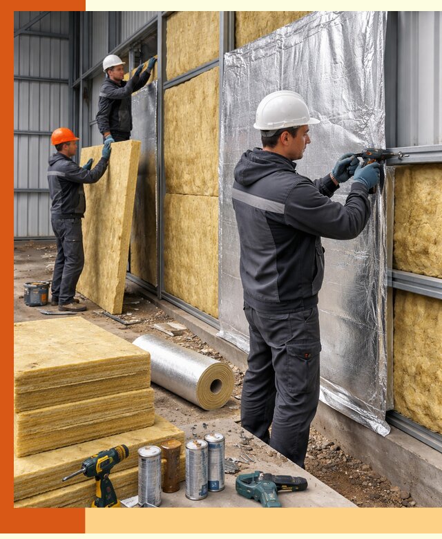 Утепление металлического ангара профессионально в Новоуральске