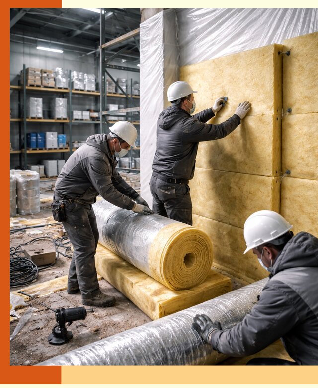 Утепление склада химсырья в Новоуральске: безопасная и эффективная изоляция