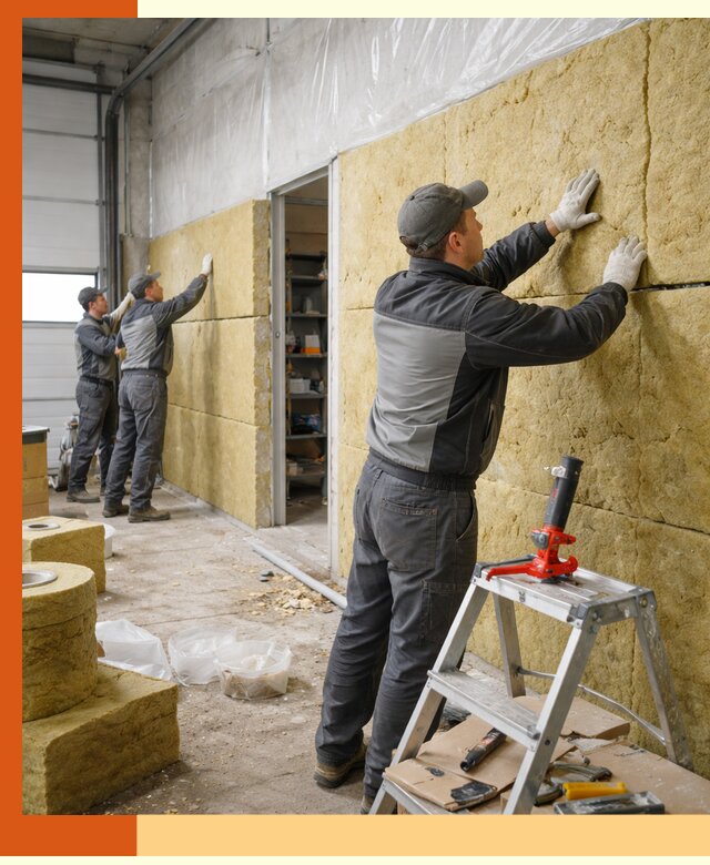 Утепление автосервиса и мастерских в Новоуральске качественно и надёжно