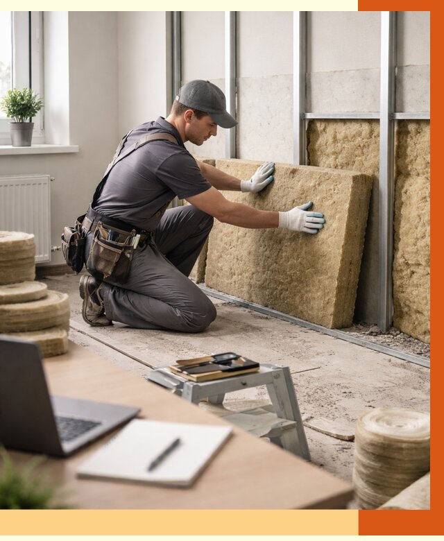 Утепление офиса в Новоуральске от 4594 руб/м2 — комплексное утепление офиса под ключ | ТепломастерНву