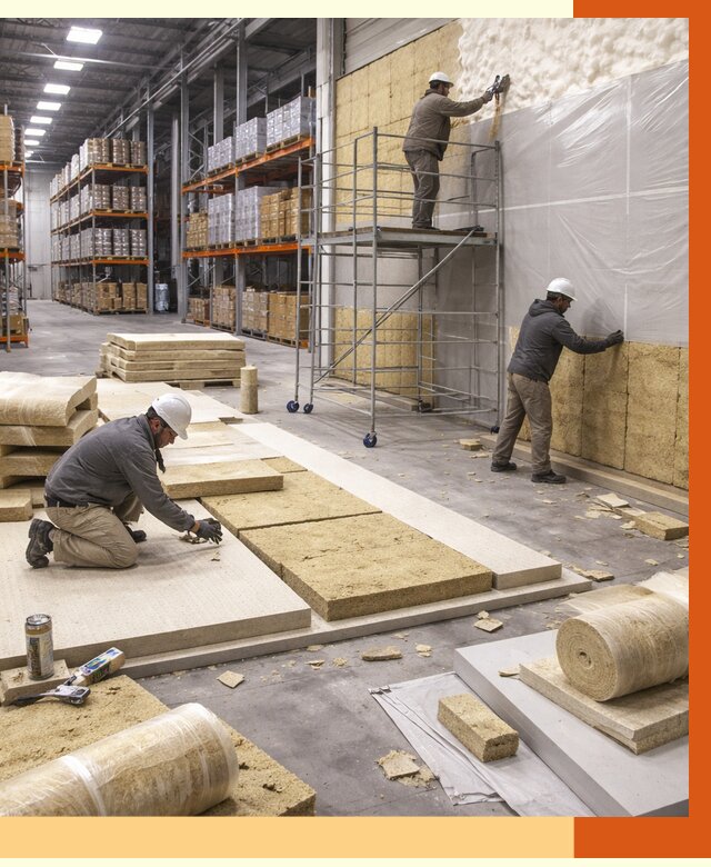 Утепление складского терминала в Новоуральске от 7656 руб./м² под ключ | ТепломастерНву