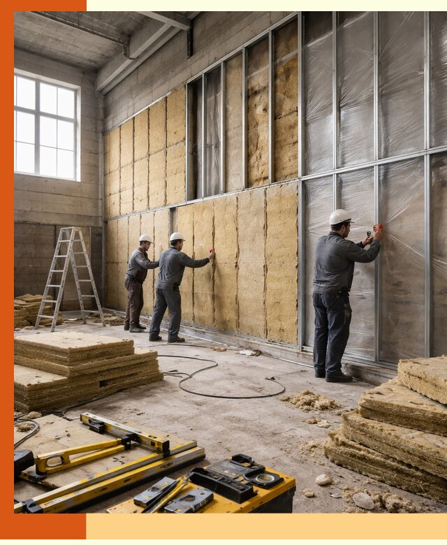 Утепление спортивного зала в Новоуральске качественно и недорого