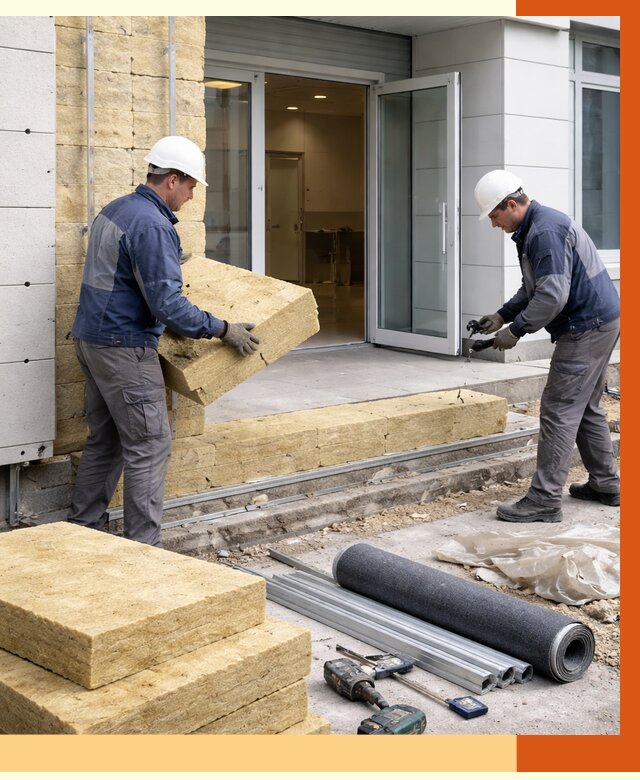 Утепление медицинского центра в Новоуральске под ключ от 12760 руб./м² | ТепломастерНву