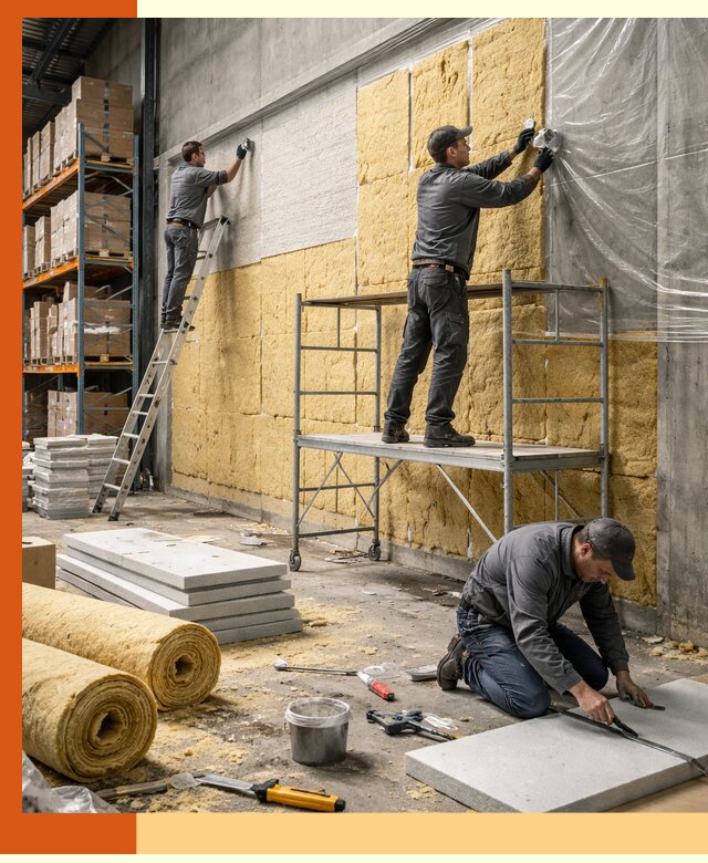 Утепление холодного склада под ключ в Новоуральске