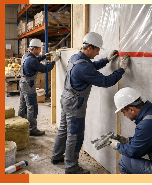 Утепление теплого склада под ключ в Новоуральске