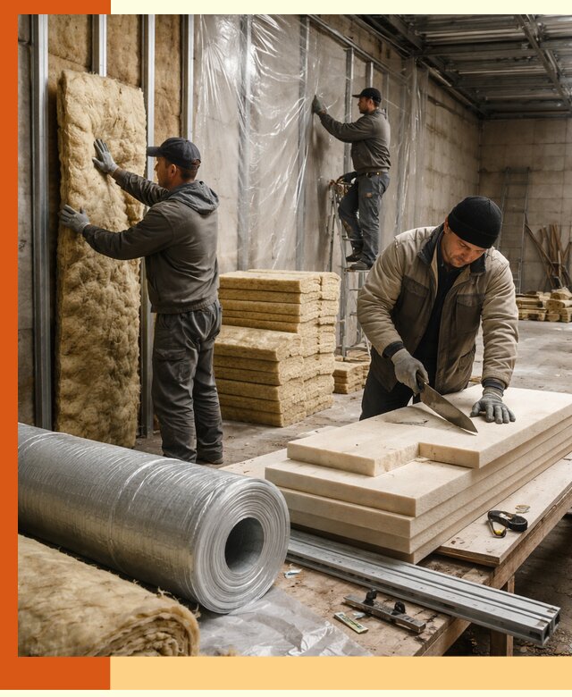 Утепление торгового склада в Новоуральске с энергоэффективными решениями