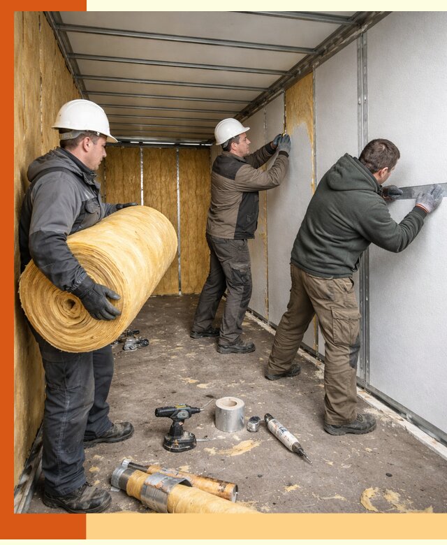Утепление рефрижераторного контейнера в Новоуральске профессионально и надежно