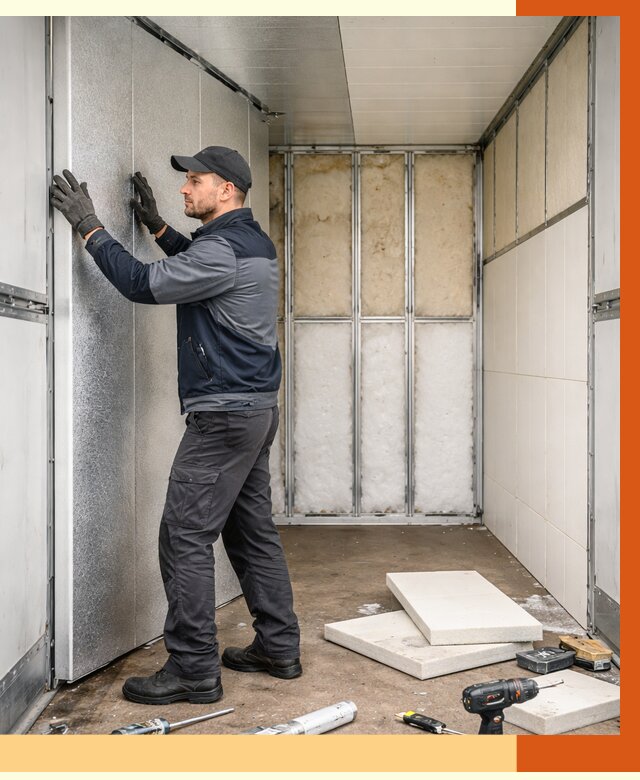 Утепление холодильного кузова в Новоуральске от 13781 руб. под ключ | ТепломастерНву