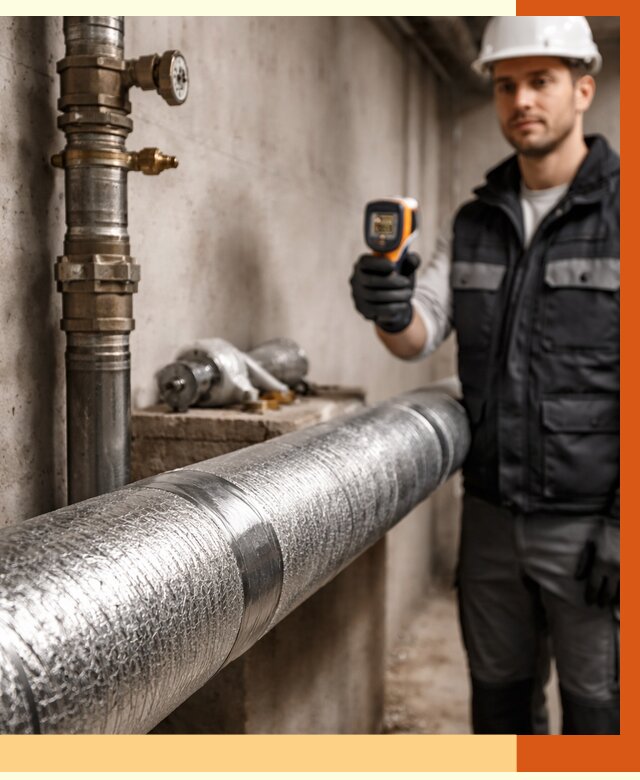 Утепление труб водоснабжения в Новоуральске от 8677 руб. за м² — услуги ТепломастерНву