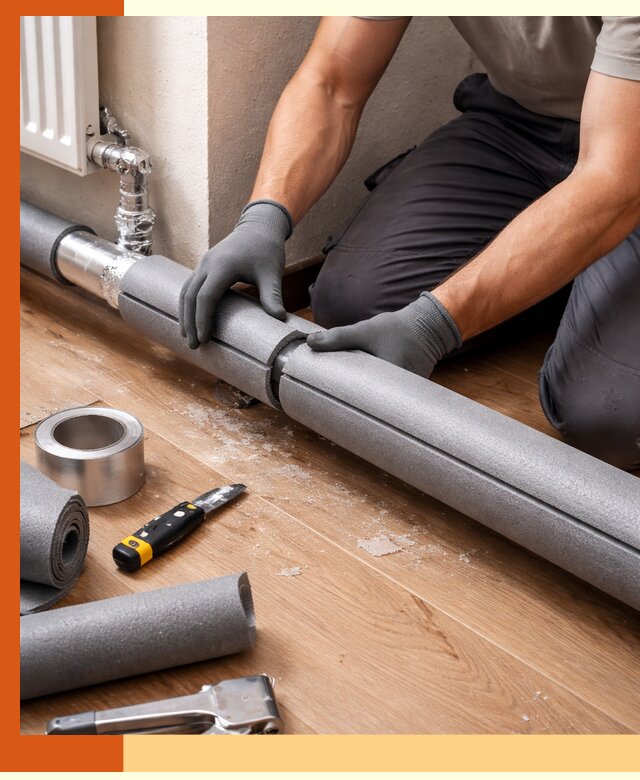 Утепление труб отопления в Новоуральске: теплоизоляция и защита сети