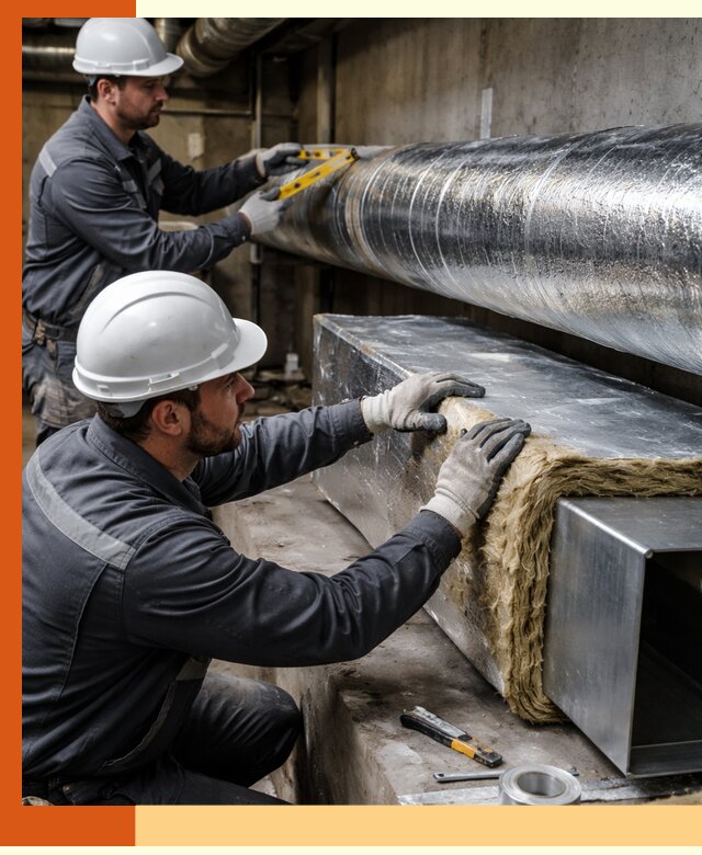 Профессиональное утепление воздуховодов и теплоизоляция в Новоуральске