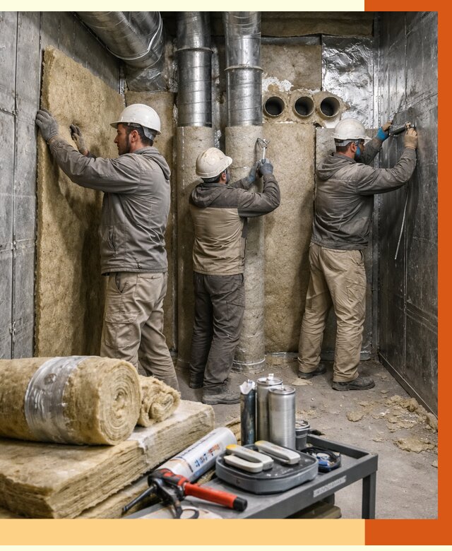 Утепление венткамеры в Новоуральске под ключ от 1480 руб. — профессионально | ТепломастерНву