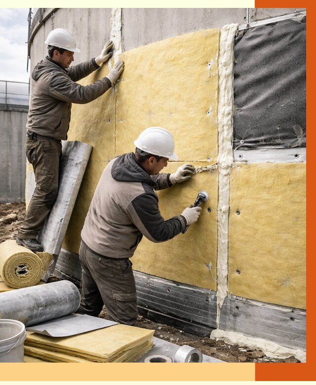 Утепление резервуара в Новоуральске от 28072 руб/м2 — монтаж ППУ и комплекс под ключ | ТепломастерНву