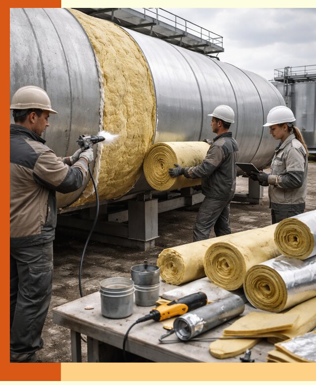 Утепление цистерны в Новоуральске — утеплители и монтаж под ключ