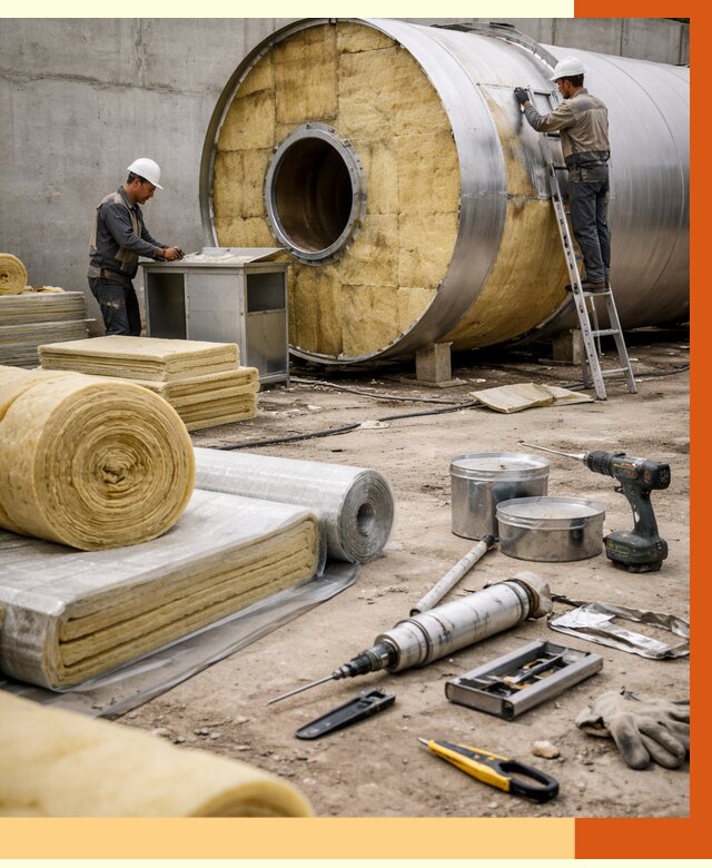 Утепление резервуара с топливом в Новоуральске от 28072 руб. под ключ | ТепломастерНву