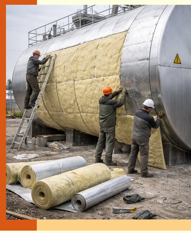 Утепление резервуаров с топливом в Новоуральске надежно и экономично