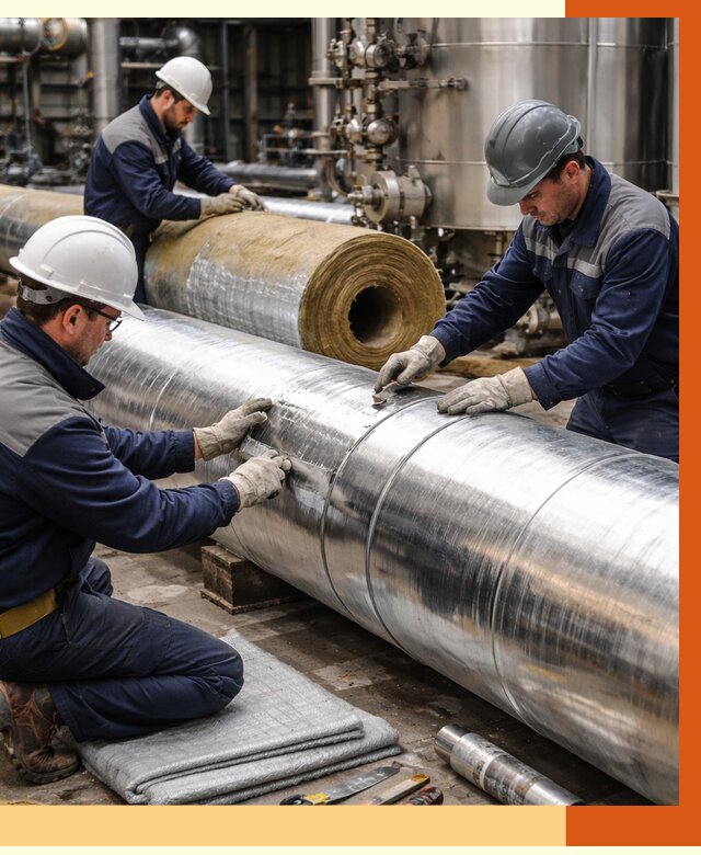 Утепление технологического оборудования в Новоуральске от 4287 руб. за м2 | ТепломастерНву