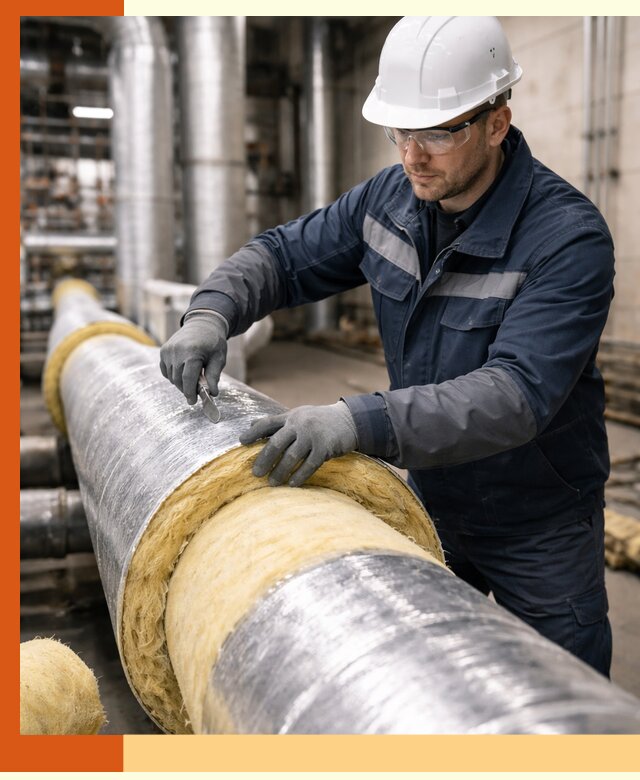 Утепление технологического оборудования и заводских установок в Новоуральске