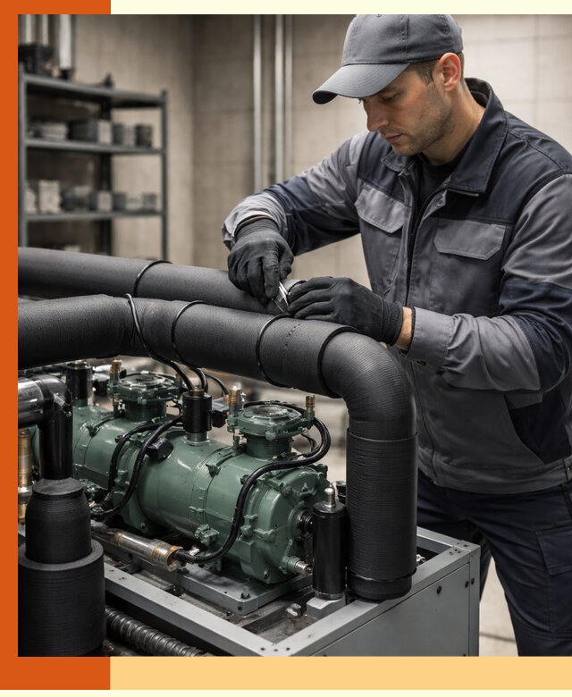 Утепление холодильного агрегата и теплоизоляция в Новоуральске