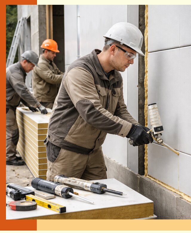 Утепление сэндвич-панелей пенополиуретаном в Новоуральске