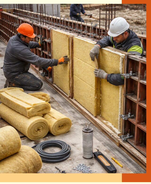 Теплоизоляция опалубки в Новоуральске от 7350 руб. за м2 — услуги и монтаж | ТепломастерНву