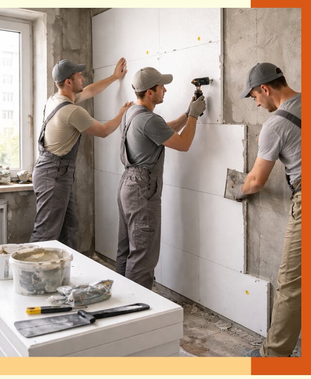 Утепление пенопластом домов и стен в Новоуральске от 1888 руб. — ТепломастерНву