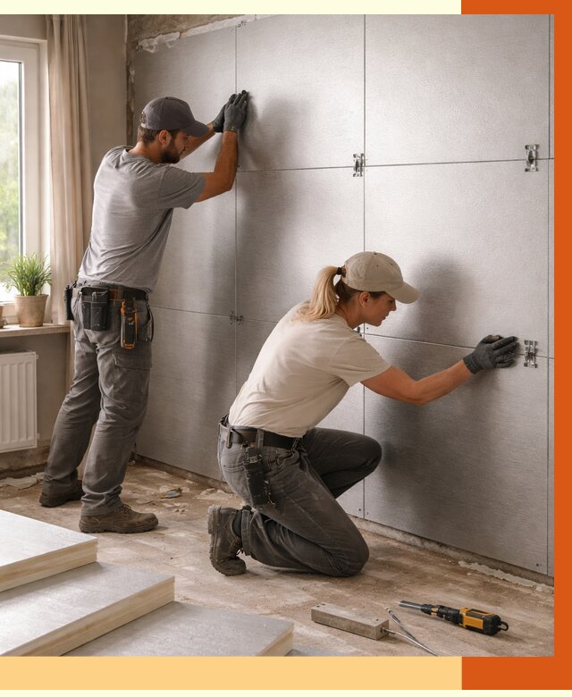 Утепление PIR панелями в Новоуральске от 4287 руб. под ключ | ТепломастерНву