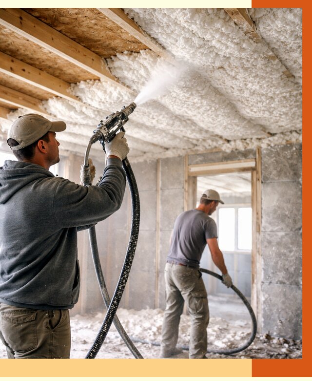 Утепление пеноизолом в Новоуральске от 1633 руб./м2 под ключ | ТепломастерНву