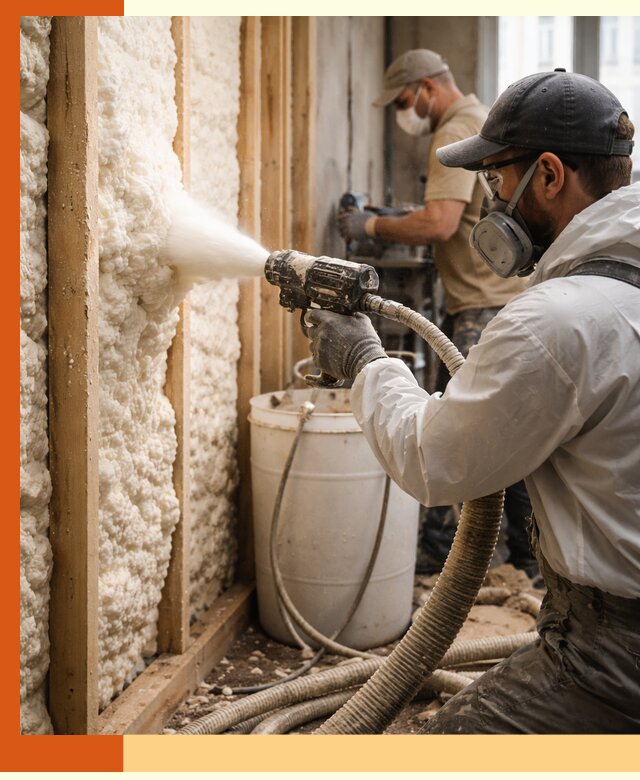 Утепление пеноизолом жилых и коммерческих объектов в Новоуральске