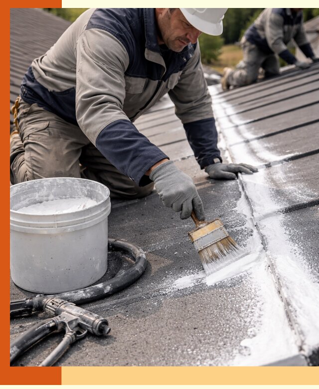 Утепление кровли жидкой теплоизоляцией в Новоуральске