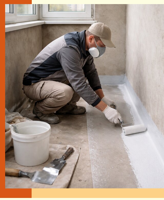 Утепление балкона жидкой теплоизоляцией в Новоуральске