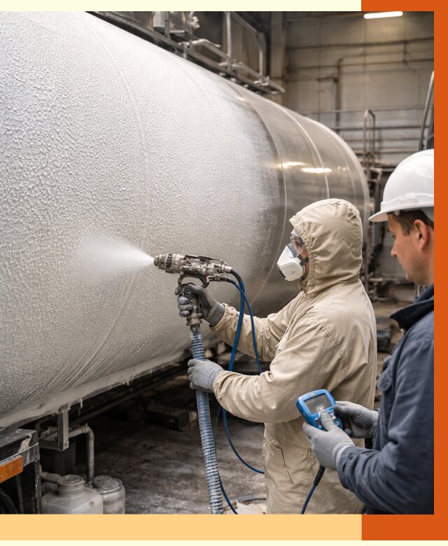 Утепление автоцистерны жидкой теплоизоляцией в Новоуральске от 14802 руб. под ключ | ТепломастерНву