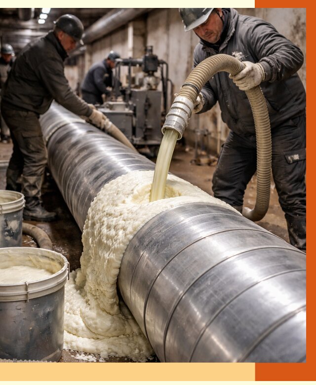 Утепление теплотрассы жидкой теплоизоляцией в Новоуральске от 4287 руб. | ТепломастерНву