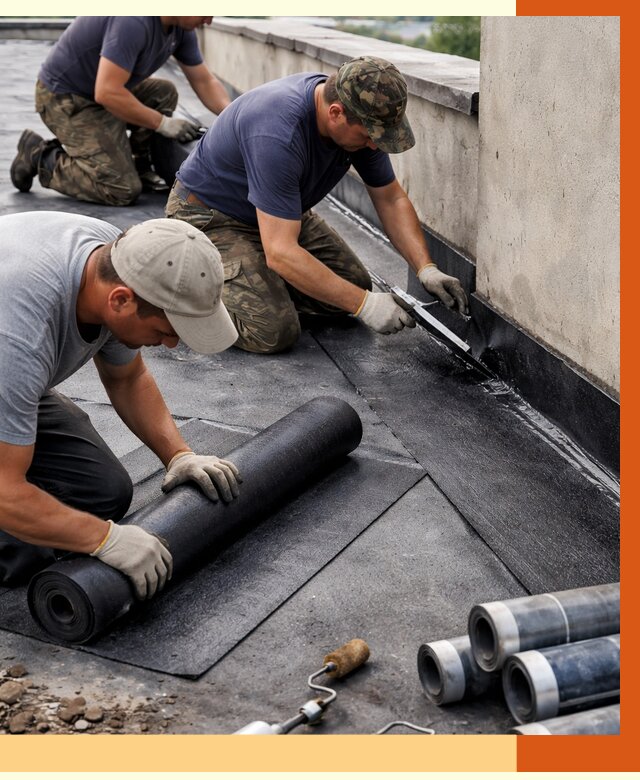 Гидроизоляция кровли в Новоуральске от 4594 руб. — профессиональная гидроизоляция крыши | ТепломастерНву