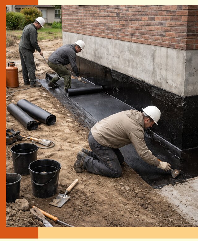 Гидроизоляция фундамента в Новоуральске: надежная защита строений