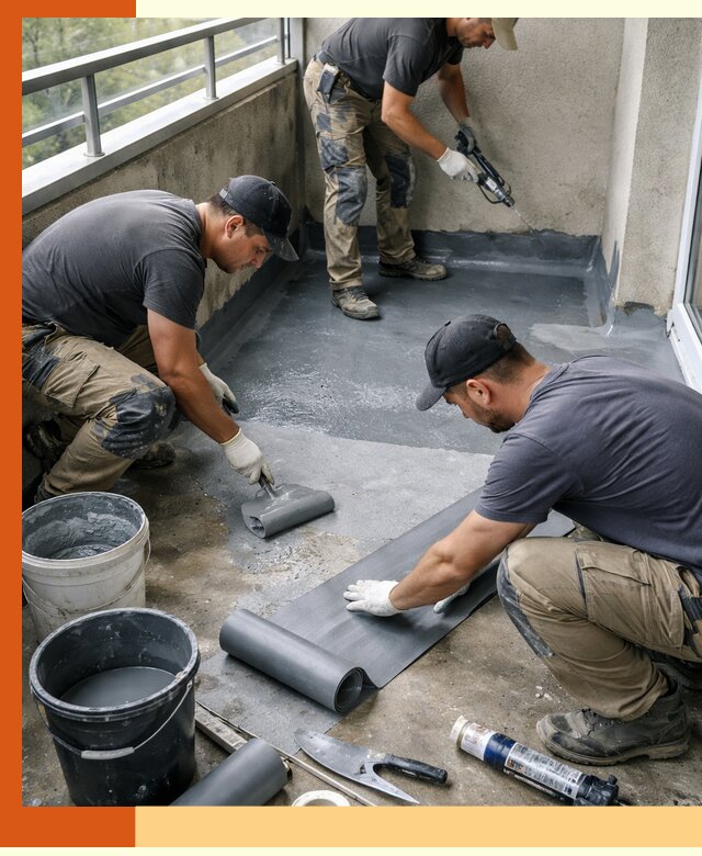 Гидроизоляция балкона в Новоуральске: надежная защита от протечек