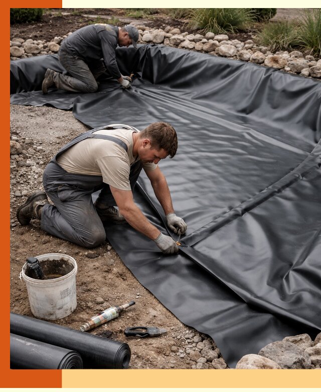 Гидроизоляция пруда в Новоуральске: надежная защита и герметизация